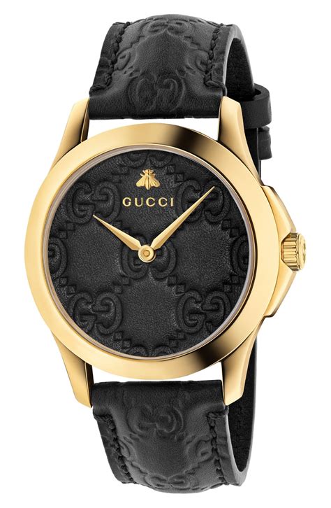 speidel watch band leather on a gucci watch|Leather Watch Bands .